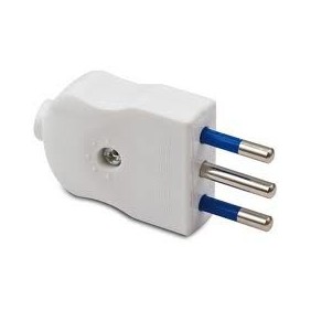 COMPACT Spina 2 poli+T 10A Bianca          