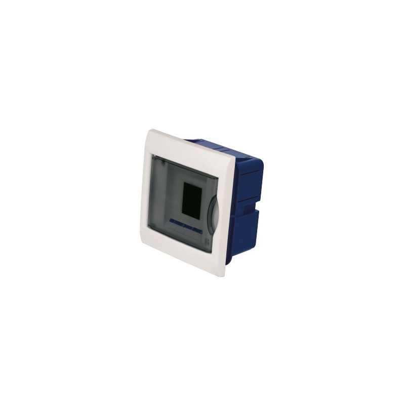 Centralino da incasso 4 moduli con portello Master M04504