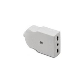 COMPACT Presa Bival.2P+T 10-16A Bianca     