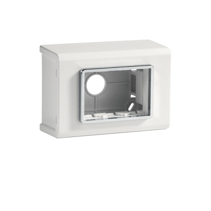 Scatola per frutti autoportante 3 moduli Bianco Bocchiotti B04283