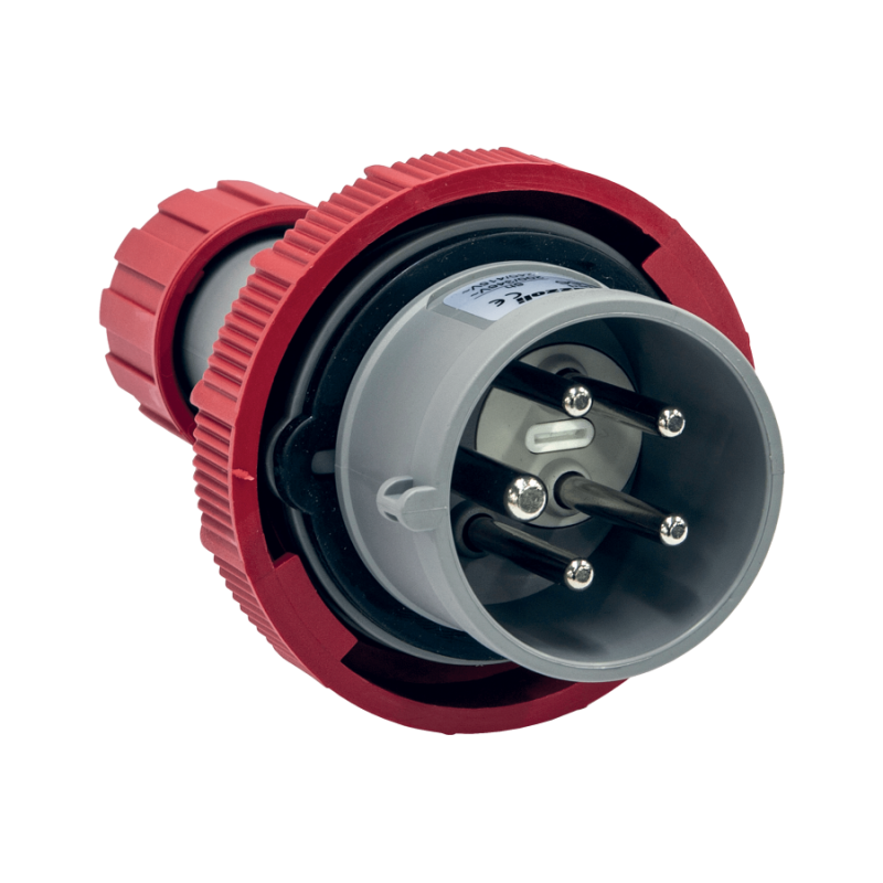 Spina Multimax con invertitore 3P+T 32A 400V 6H IP67 Palazzoli 710256