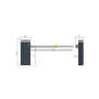Barriera automatica 230/24V per passaggi fino a 7.8 metri Came 803BB-0180