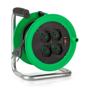 Avvolgicavo Zeus diametro 195mm 15m con prese Fanton 146106