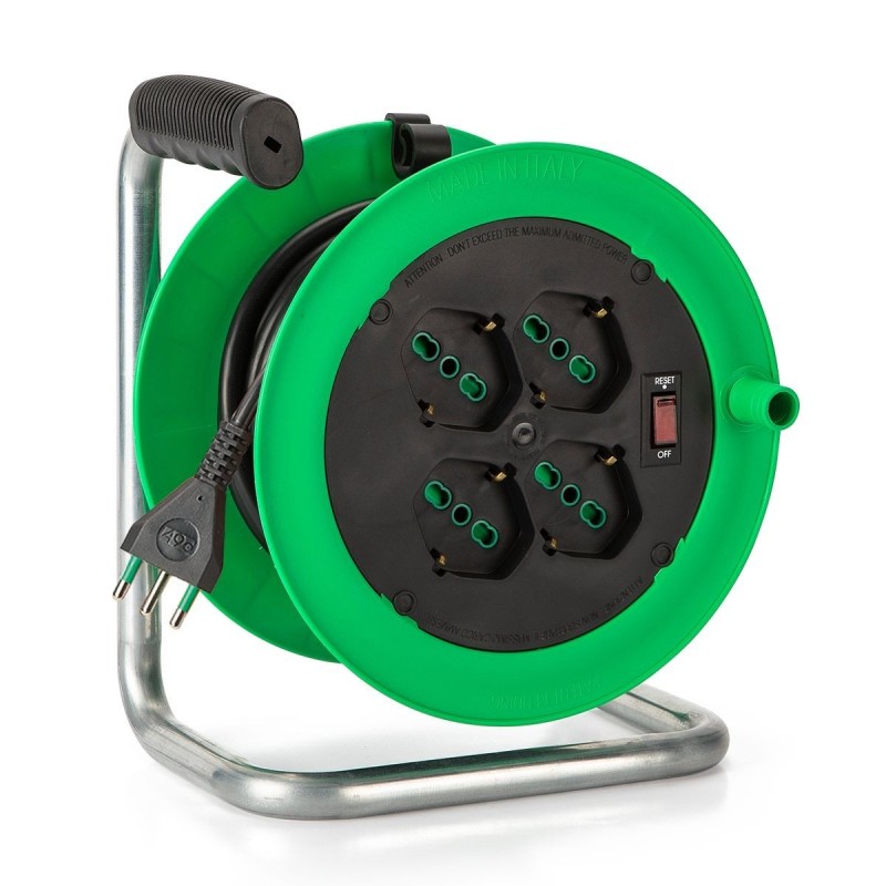 Avvolgicavo Zeus diametro 195mm 15m con prese Fanton 146106