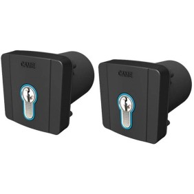 Kit 2 Selettori a chiave da incasso retroilluminati blu Came 8K06SL-005