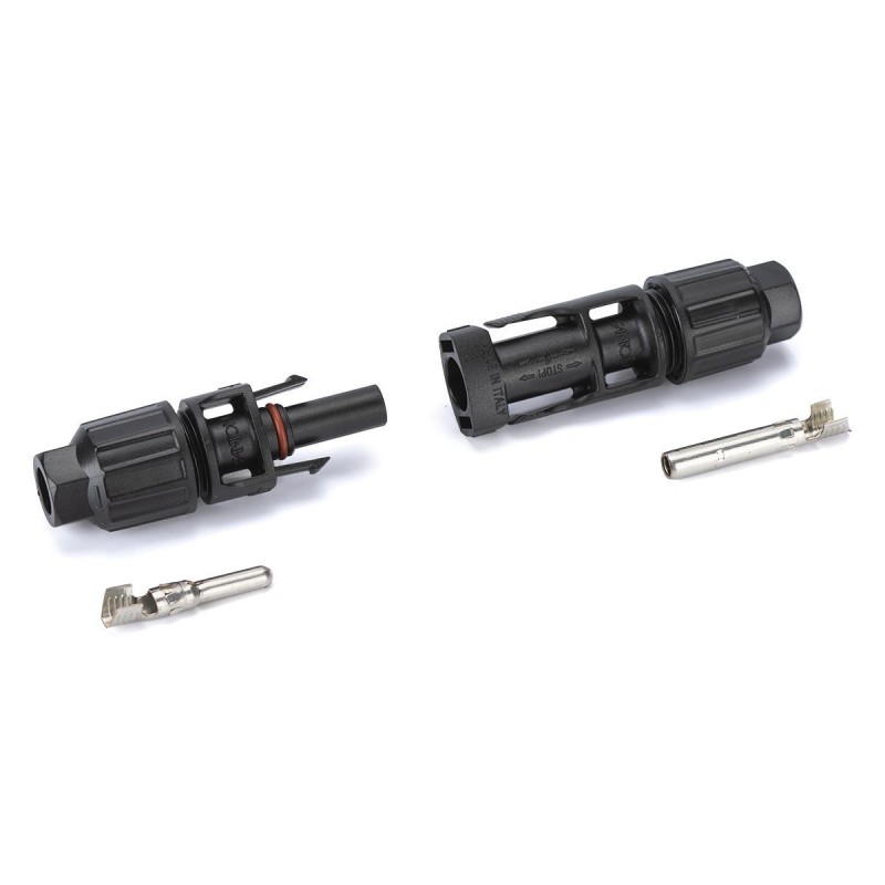 Coppia connettori fotovoltaici maschio/femmina 50pz Fanton A99951/50 2