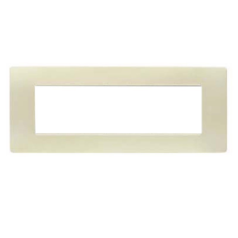 Placca 7 moduli in tecnopolimero Avorio Serie Simon Urmet Flexa 11807.AV