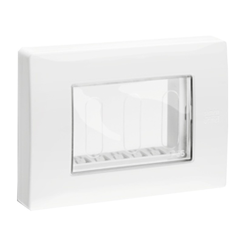 Calotta di protezione 2 Moduli Bianco IP55 Simon Urmet Nea 12512.BN