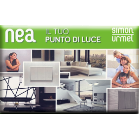 Kit serie civile Nea con dispositivi antracite Urmet 11800/905.A