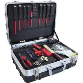 Valigia in ABS con kit di utensili Intercable AO0108
