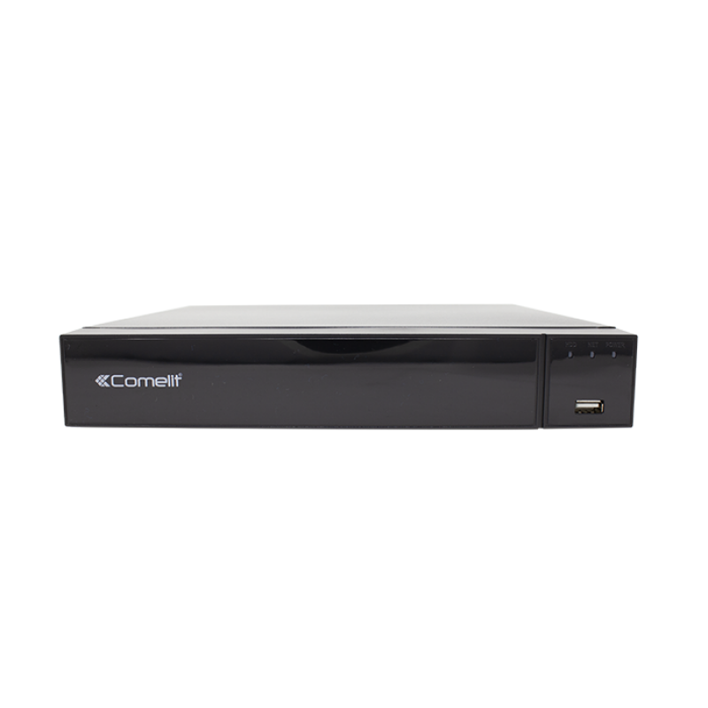 Videoregistratore NVR 25 canali 8MP 4K 2TB Comelit IPNVR025S08NB