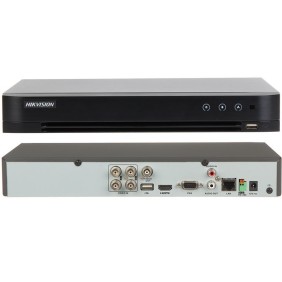 DVR 4Mp 4 canali + 1 HDD 1U Acusense Hikvision IDS-7204HQHI-M1/S