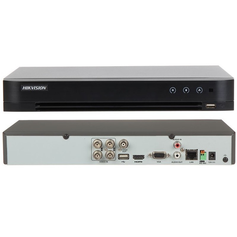 DVR 4Mp 4 canali + 1 HDD 1U Acusense Hikvision IDS-7204HQHI-M1/S
