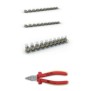 Kit morsetti a cappuccio 2.5-4-6mm 60 pezzi con pinza omaggio Etelec KT1067