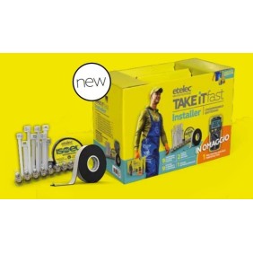 Kit fascette + nastro + morsetti con multimetro omaggio Etelec KT1081