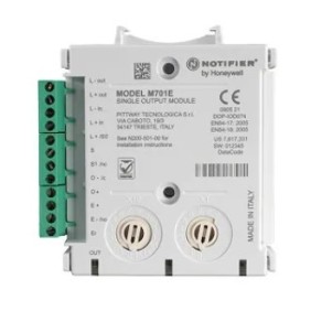 Modulo 1 uscita indirizzata con LED Notifier M701E