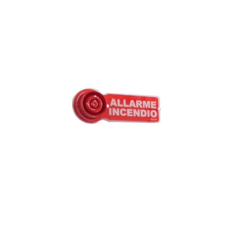 Cartello indicatore per sirena Allarme Antincendio Notifier PLEX-VAD
