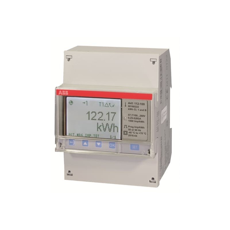 Contatore di energia EQ Meters Serie A 60-288V RS485 ABB A411121