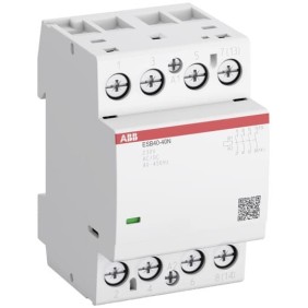 Contattore modulare 4 poli 40A NO 220VDC/400VAC ABB ESB4040N01