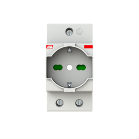 Presa Schuko bipasso P30+P11/17 16A grigia ABB M420274