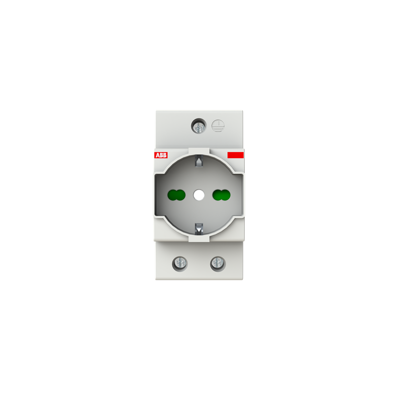 Presa Schuko bipasso P30+P11/17 16A grigia ABB M420274