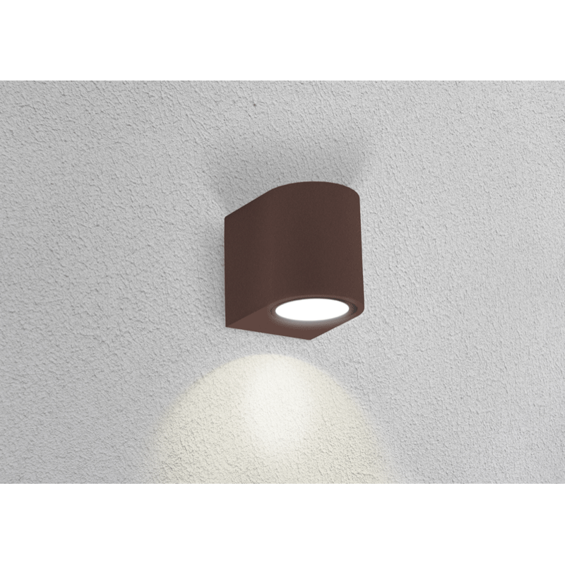 Applique LED serie AXO attacco GU10 IP54 RAL 8028 Century AXO-1GU10C