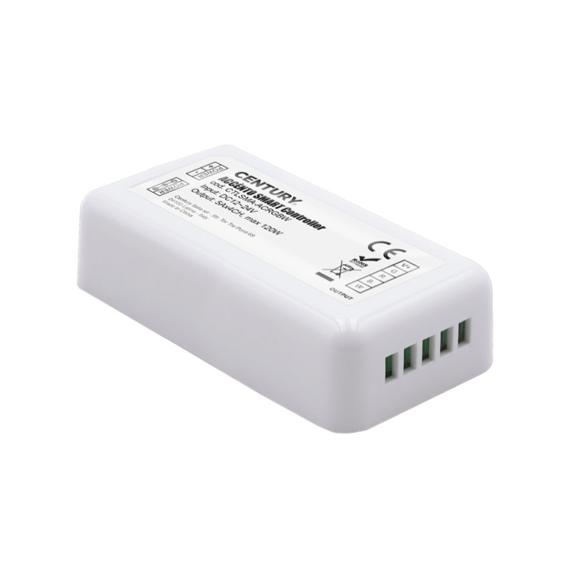 Centralina Wi-fi 12-24V 120W per controllo RGBW Century CTLSMA-ACRGBW