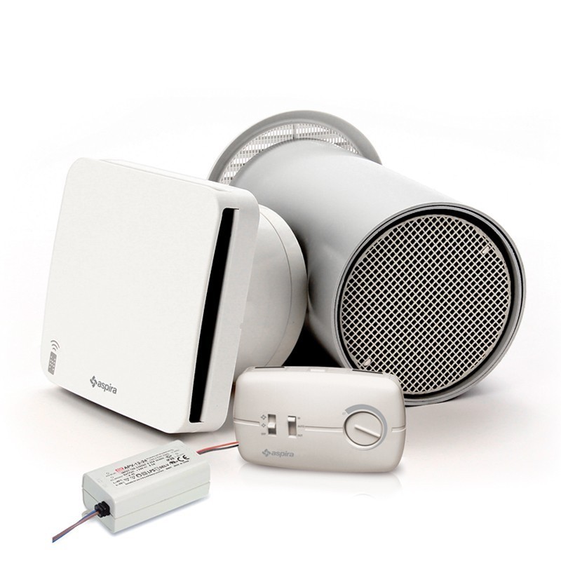 Unità di ventilazione e aspirazione Aspirvelo Air Ecocomfort 100 Fantini Cosmi AP19984