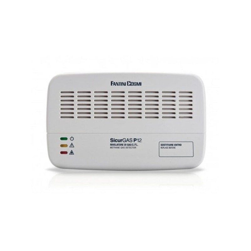 Rilevatore di fughe gas GPL 230V Sicurgas Fantini Cosmi P12