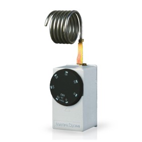 Termostato con capillare aspirale per ambiente industriale Fantini Cosmi C10A2