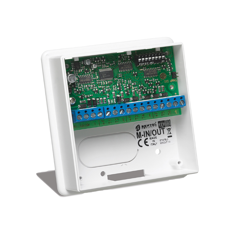 Modulo di espansione ingresso e uscita per centrali di allarme Bentel M-IN/OUT