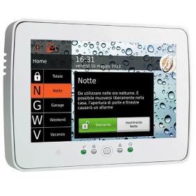 Tastiera di comando touch screen per centrali Absoluta Bentel M-TOUCH