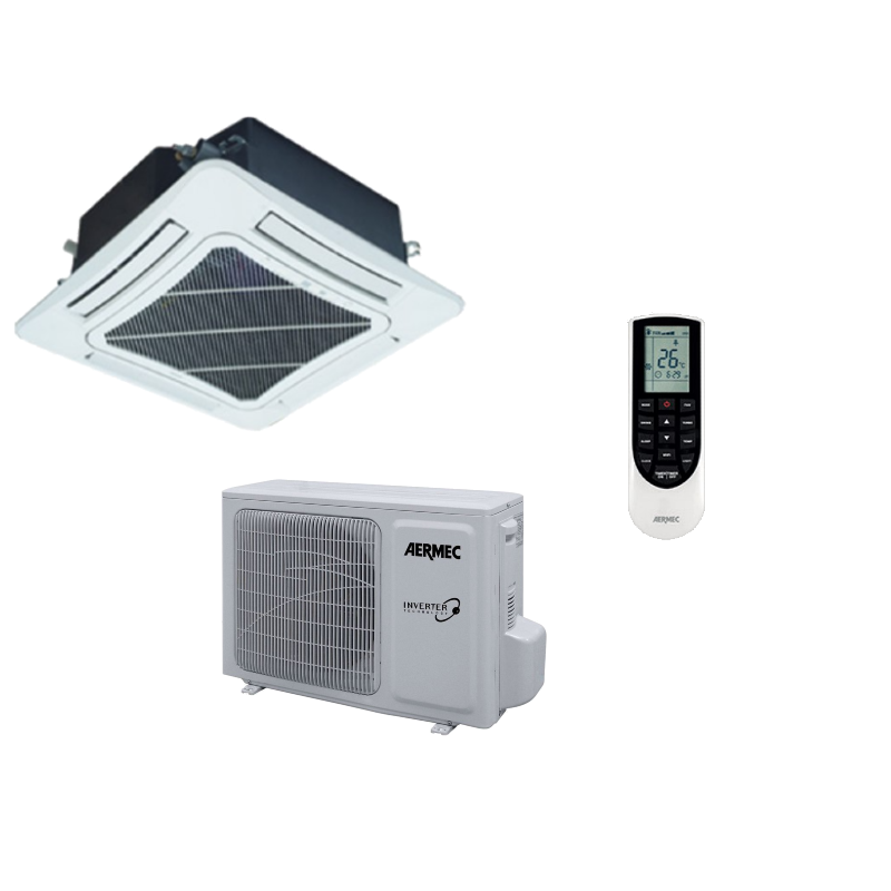 Kit Climatizzatore a cassetta Monosplit Inverter 18000BTU R32 WiFi AERMEC LCG500