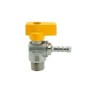 Rubinetto a sfera per gas GPL attacco filettato maschio 1/2" Enolgas G0322N04