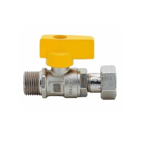 Rubinetto a sfera lineare per gas Metano-Gpl 1/2" M X 1/2" F Enolgas G0325N35