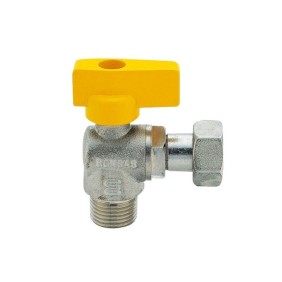 Rubinetto a sfera a squadra per Metano-Gpl 1/2" M X 1/2" F Enolgas G0326N35