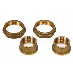 Kit bocchettoni in ottone 1 pollice 1/2x1F per circolatori DAB 547121140