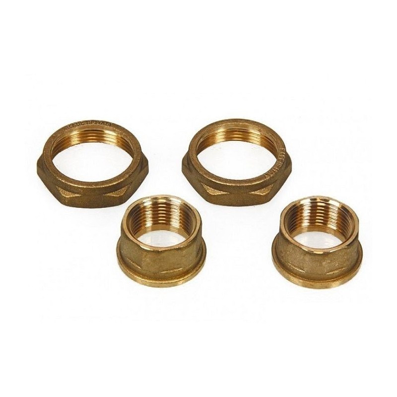 Kit bocchettoni in ottone 1 pollice 1/2x1F per circolatori DAB 547121140