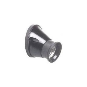 Port.E27 Base Inclinata Nero Bachelite     