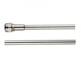 Tubetti in rame cromato con diametro di 10mm 38 Luxor 05100030CC