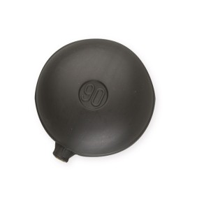 Sfera piatta plastica con diametro 90mm per asta tonda Luxor 65150000