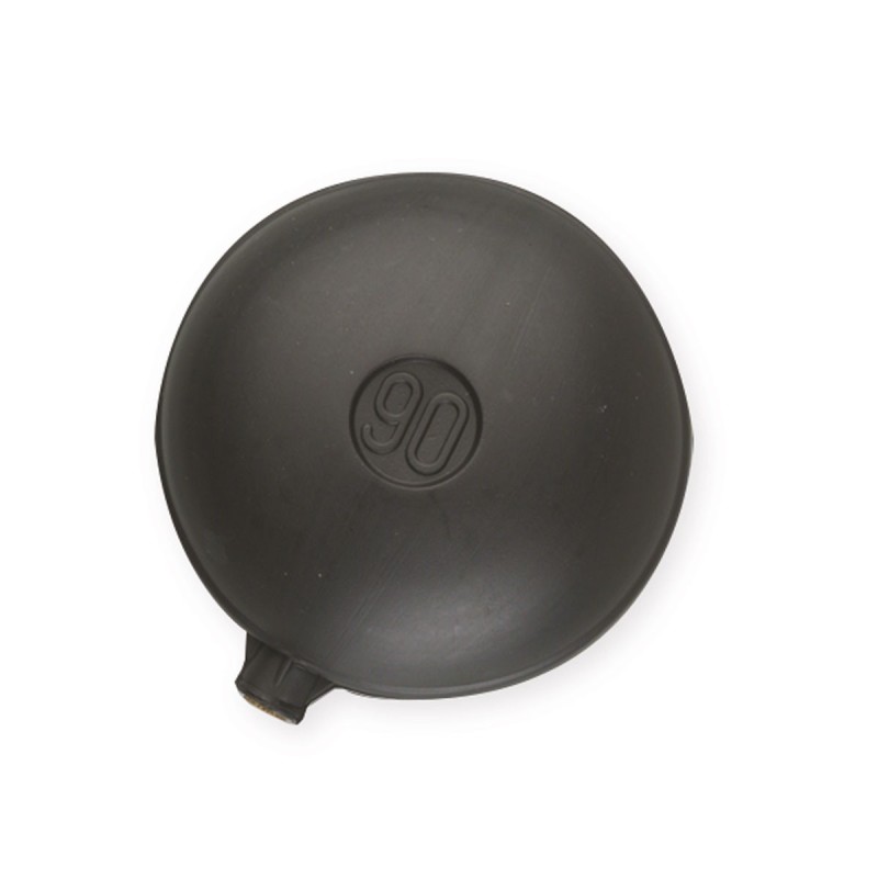 Sfera piatta plastica con diametro 90mm per asta tonda Luxor 65150000