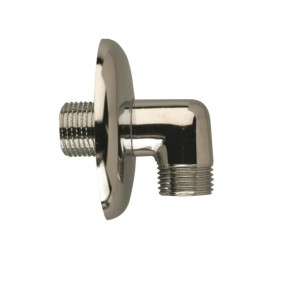 Curva fissa a 90 gradi per doccia attacchi M/M 1/2" 1/2" Luxor 85620001