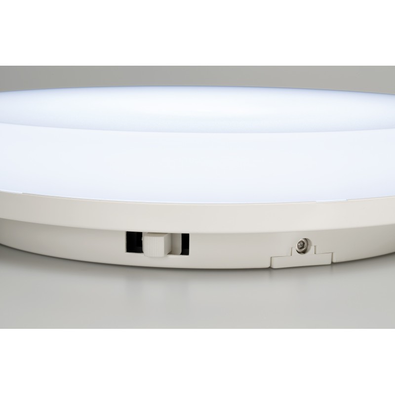 Plafoniera tonda a parete 24W Tris LED 3000-4000-5000K regolabile NOBILE PLDR33 Tasto