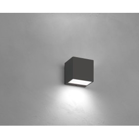 Applique mono direzionale a parete Antracite LED 4000K 9W NOBILE BA10/1A/4K/A