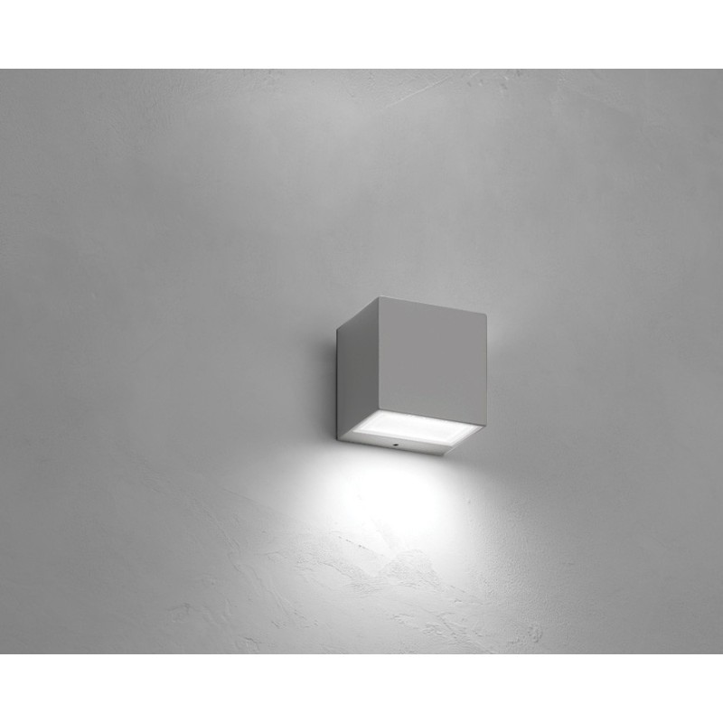 Applique mono direzionale a parete Grigia LED 4000K 9W NOBILE BA10/1A/4K/G