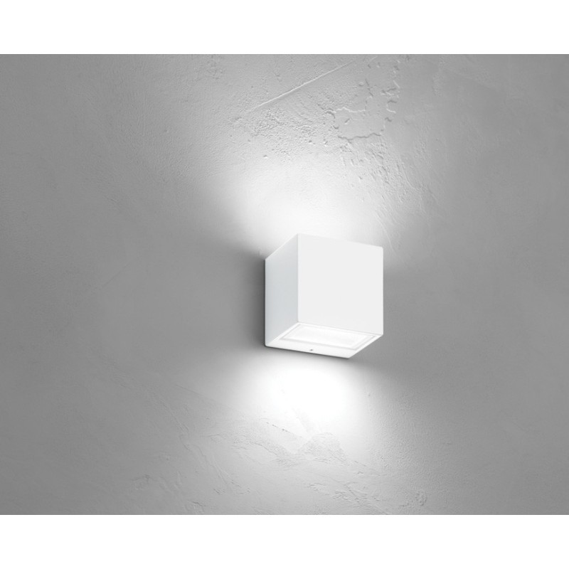 Applique BRIK bidirezionale a parete Bianca LED 4000K NOBILE BA10/2A/4K/W