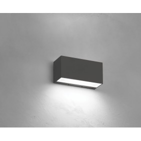 Applique BRIK mono direzionale a parete Antracite LED 4000K NOBILE BA20/1A/4K/A