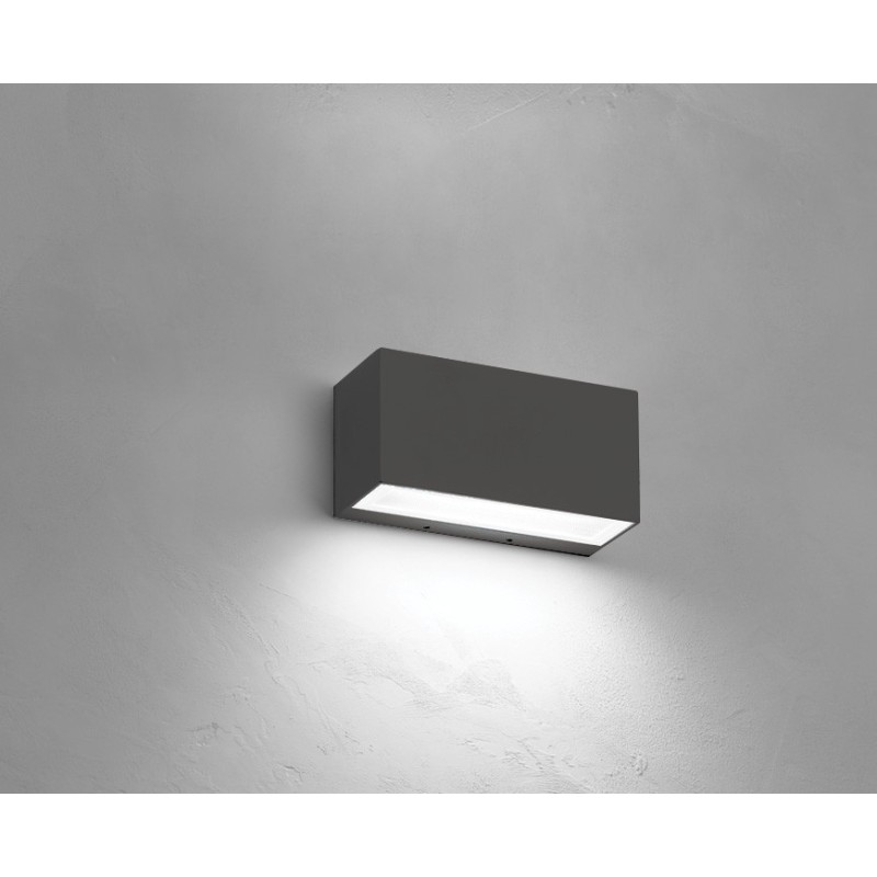 Applique BRIK mono direzionale a parete Antracite LED 4000K NOBILE BA20/1A/4K/A