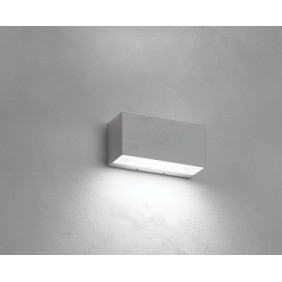 Applique BRIK mono direzionale a parete Grigia LED 4000K 15W NOBILE BA20/1A/4K/G